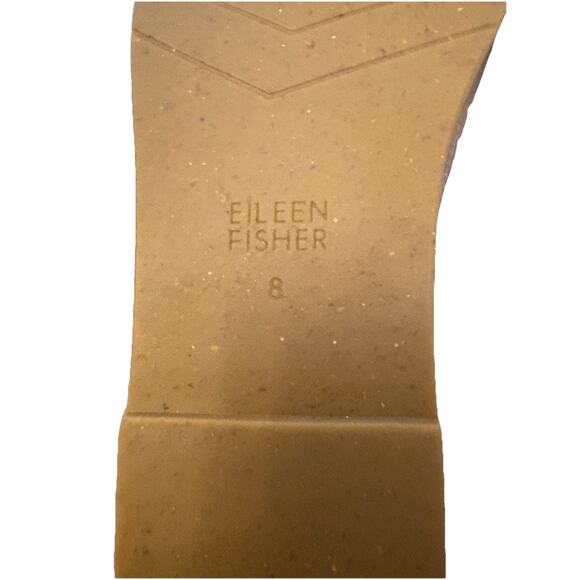 Eileen Fisher Leather Duet Slide Platinum, Size 8 - Picture 5 of 6